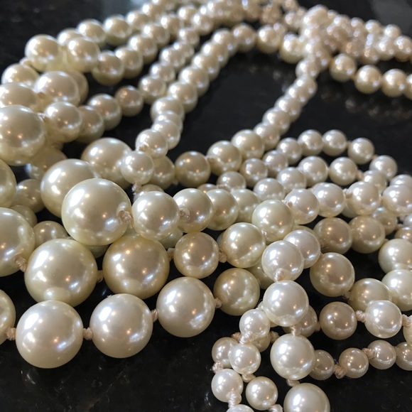 New J.Crew Pearl Twisted Hammock Necklace - Picture 10 of 15